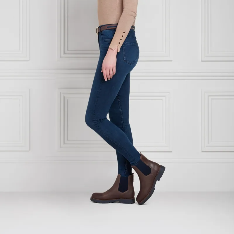 Fairfax and Favor Sheepskin Boudica Boots in Mahogany-2